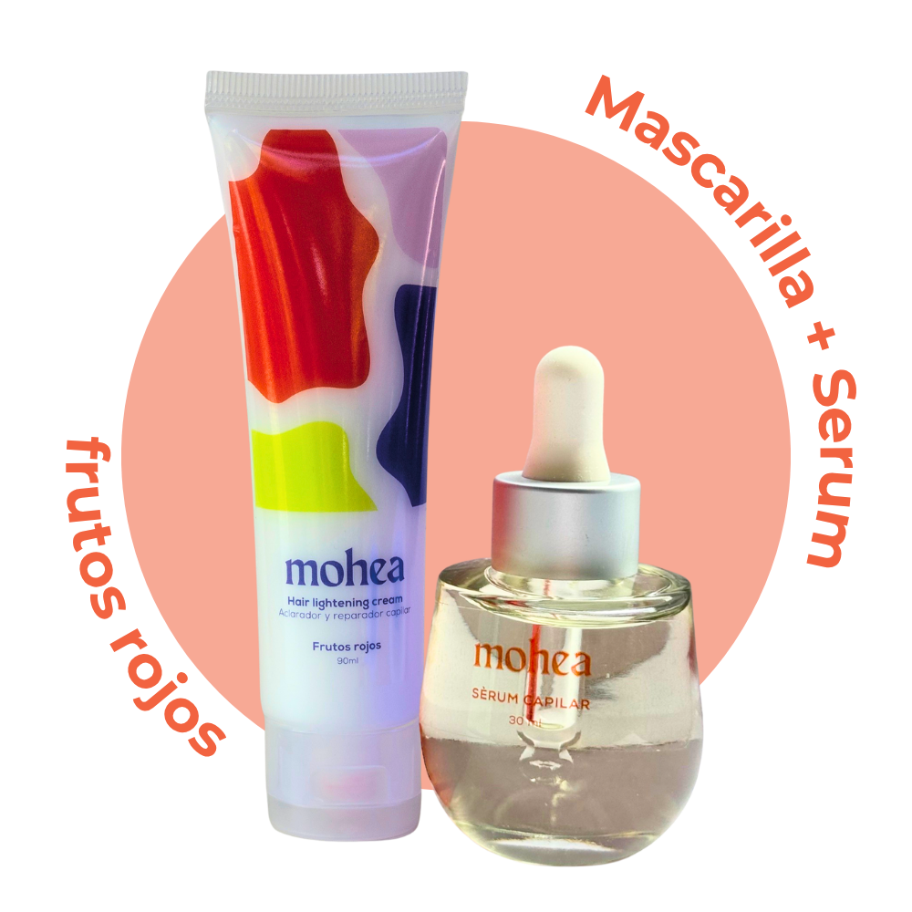 Kit Serum Reparador + Mascarilla Aclaradora Frutos Rojos